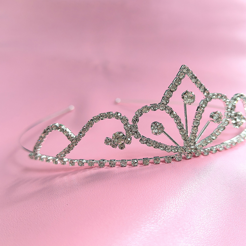 Women Accessories Aesthetic - シルバーカラーのラインストーンブライダルクラウン高級クリスタルティアラ結婚式女王プリンセスヘッドピースパーティー誕生日パーティーヘアアクセサリー