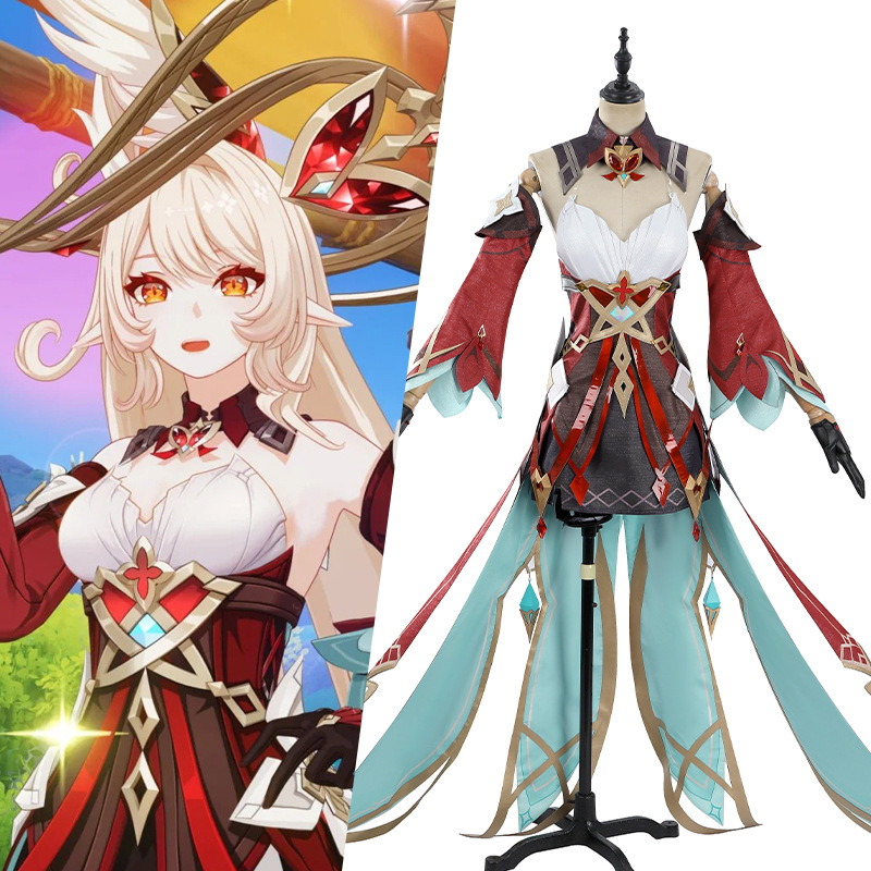 Women Accessories Gift Set - 原神インパクト アリス コスプレセット 魔女の集会 アニメゲームドレス衣装 コスプレドレス