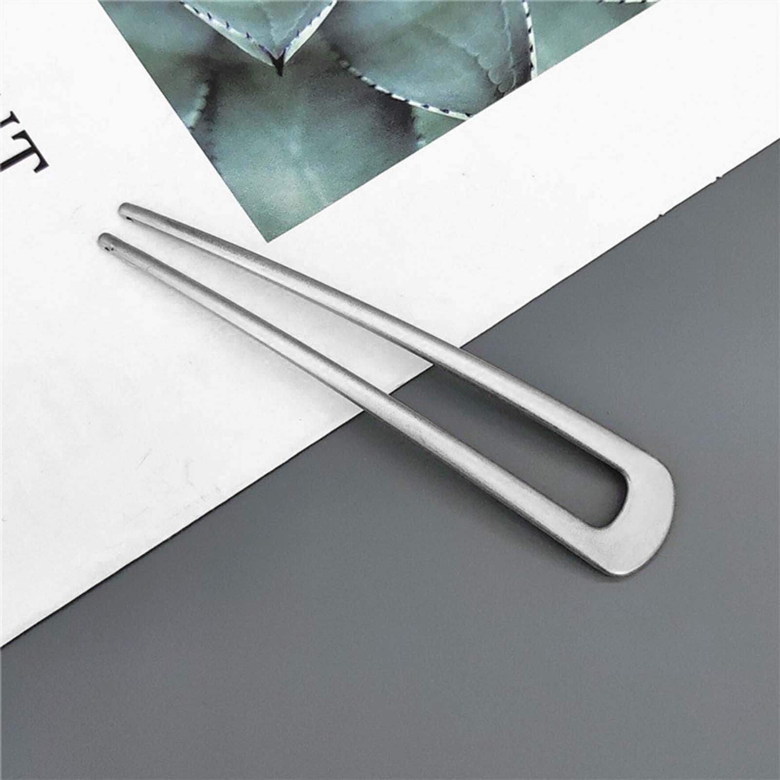 フランス製U字型ヘアピン ヴィンテージメタルヘアフォークステ - Hair Fork Stick のレビューと価格