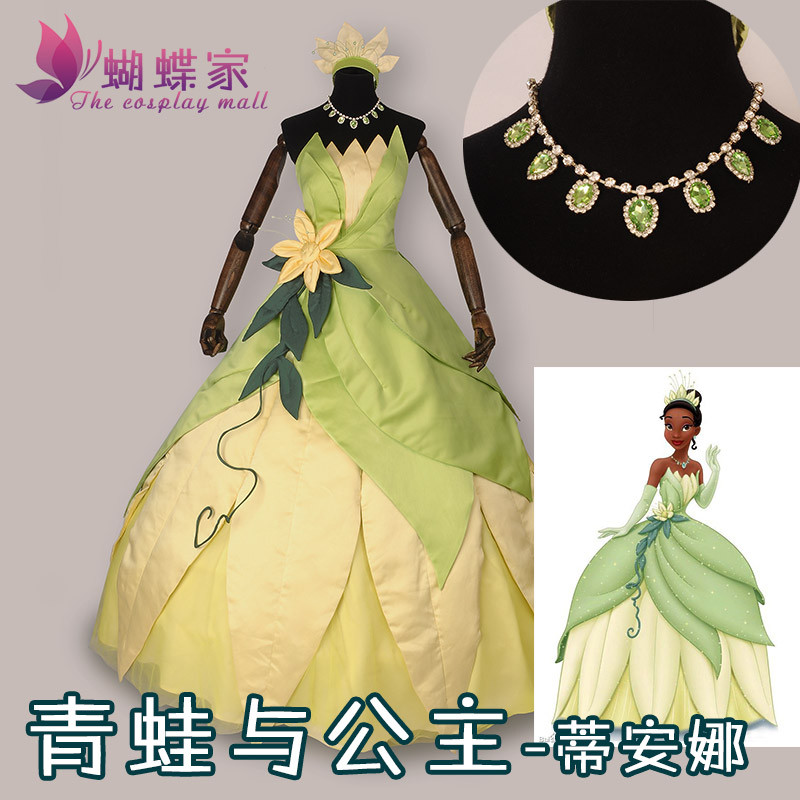ティアナ姫ドレスコスプレ衣装カーニバル衣装ヘアアクセサリー付 - Women Accessories Aesthetic のレビューと価格