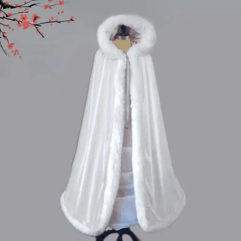 2026年新作冬用人工毛皮クローク ウェディングパーティー用 - Women'S Winter Accessories Set のレビューと価格