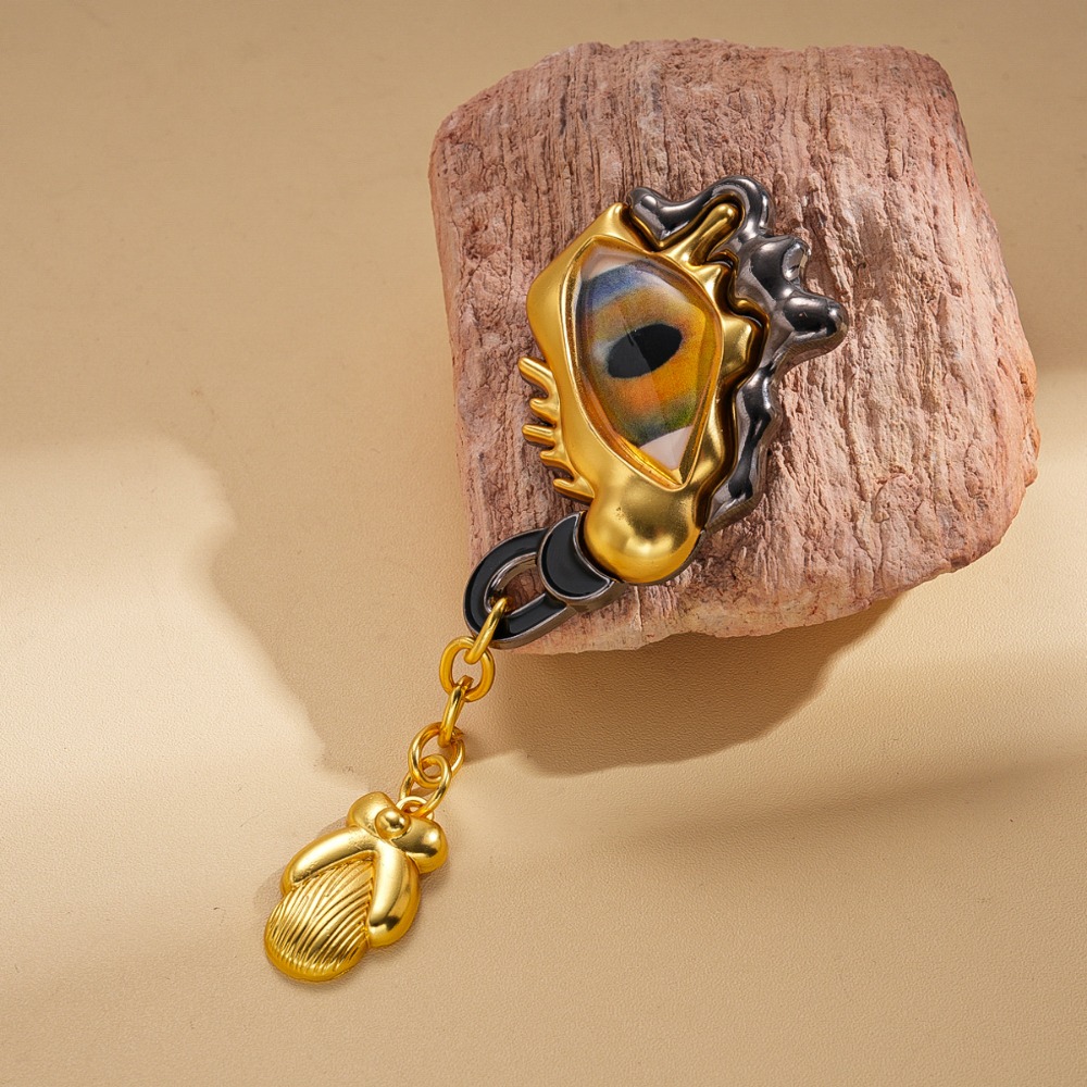ハイエンドメタルアイティアドロップタッセルブローチピン女性用 - Women'S Accessories And Jewelry のレビューと価格