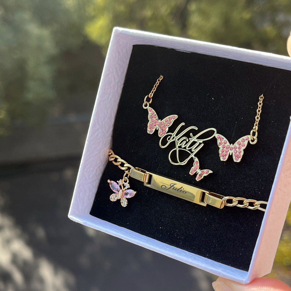Duoying-カスタムネームネームネームネームネームプレー - Women Accessories Gift Set のレビューと価格
