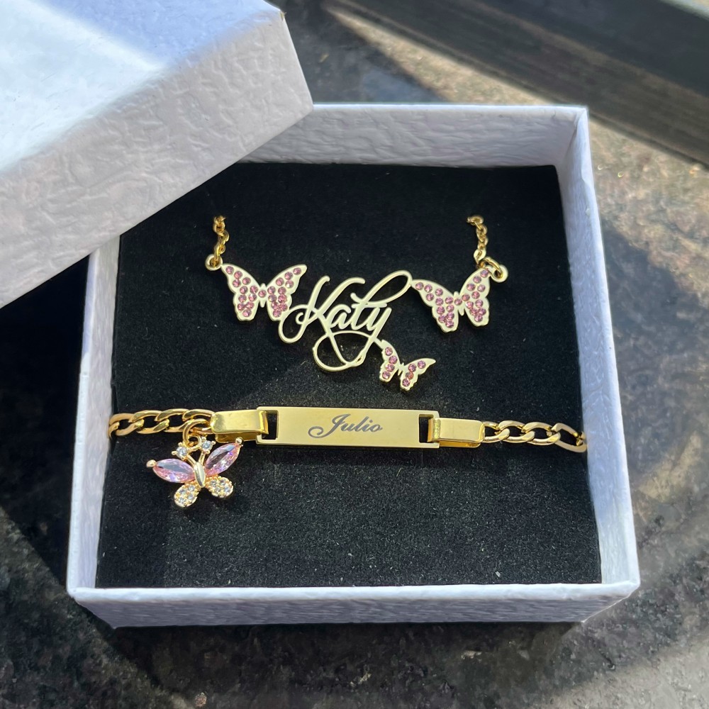 Duoying-カスタムネームネームネームネームネームプレー - Women Accessories Gift Set のレビューと価格