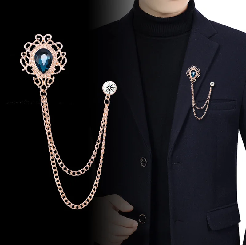 新しいヴィンテージタッセルチェーンラインストーンクリスタルラ - Women'S Accessories And Jewelry のレビューと価格
