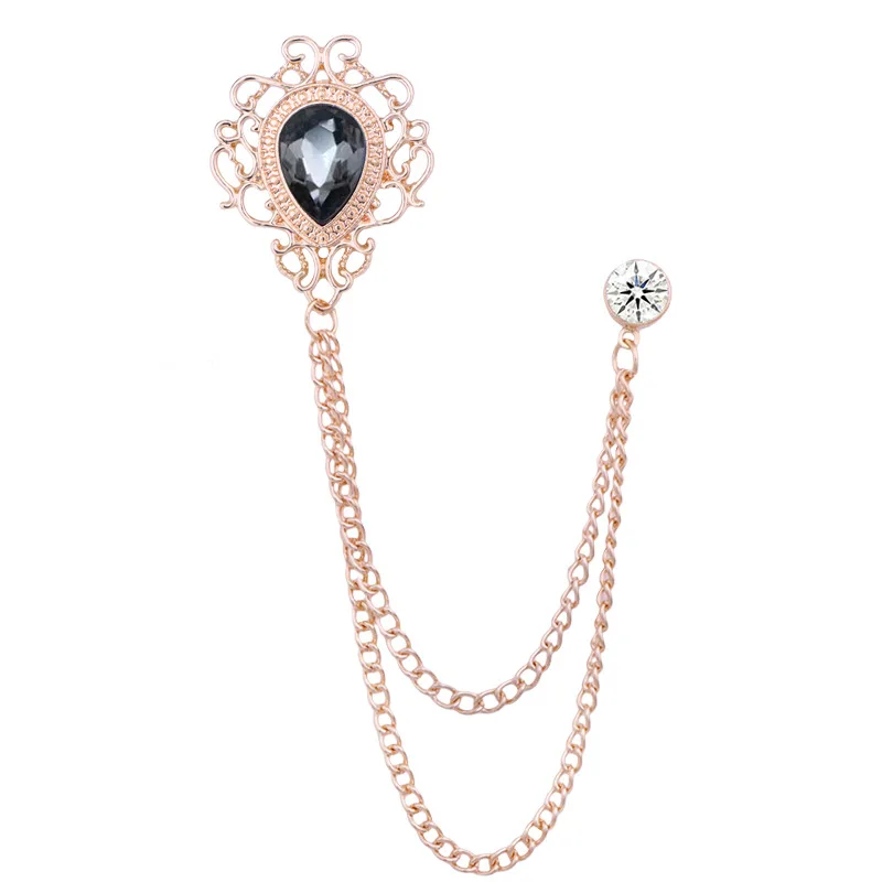 新しいヴィンテージタッセルチェーンラインストーンクリスタルラ - Women'S Accessories And Jewelry のレビューと価格