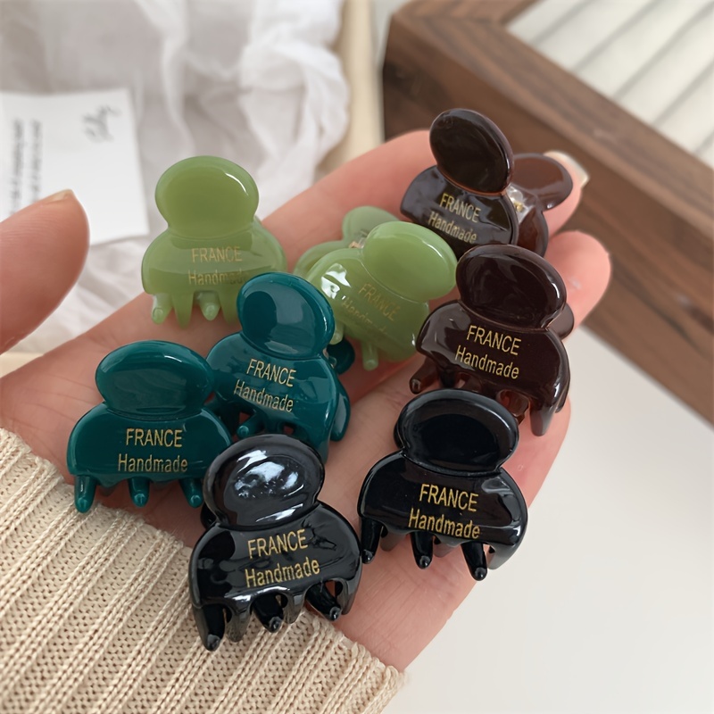 女性のためのミニギャザークロー,小サイズ,サメ型クリップ,甘 - Hair Claw Clip Set のレビューと価格