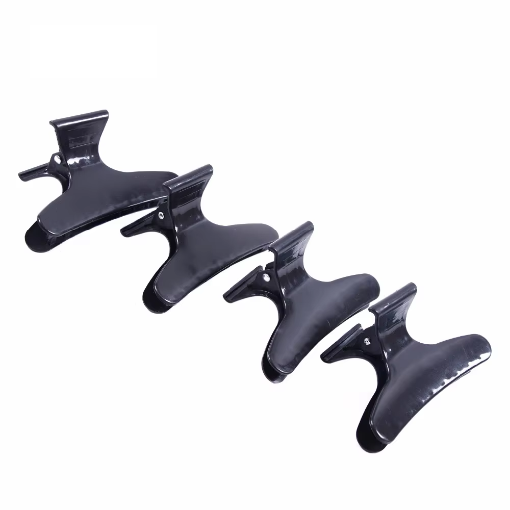 12個/セット 蝶々型 ヘアクリップ セクション分けスタイリ - Hair Claw Clip Set のレビューと価格
