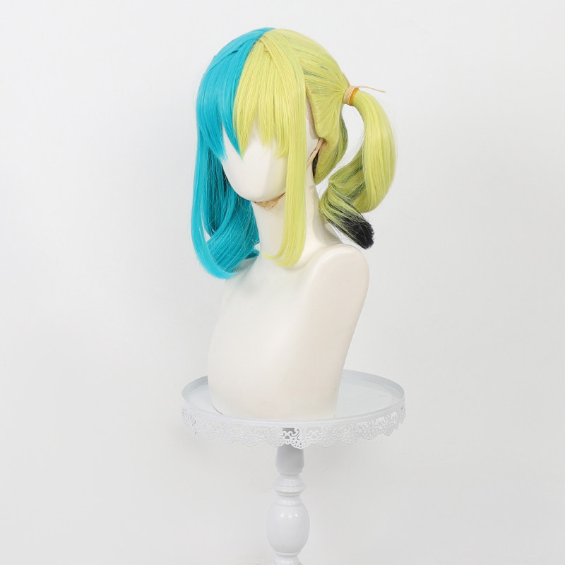 アニメカナリコスプレウィッグ耐熱黄緑ピグテール女性人工毛ハロ - Women Accessories Aesthetic のレビューと価格