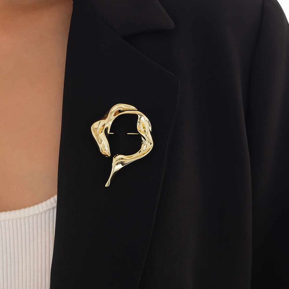 新しいファッション不規則なブローチ女性のためのトレンディなメ - Women'S Accessories And Jewelry のレビューと価格
