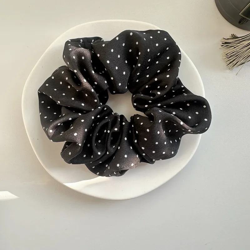 2 個のエレガントなミニマリストヘアシュシュ女性用シルクシミ - Women Accessories Aesthetic のレビューと価格