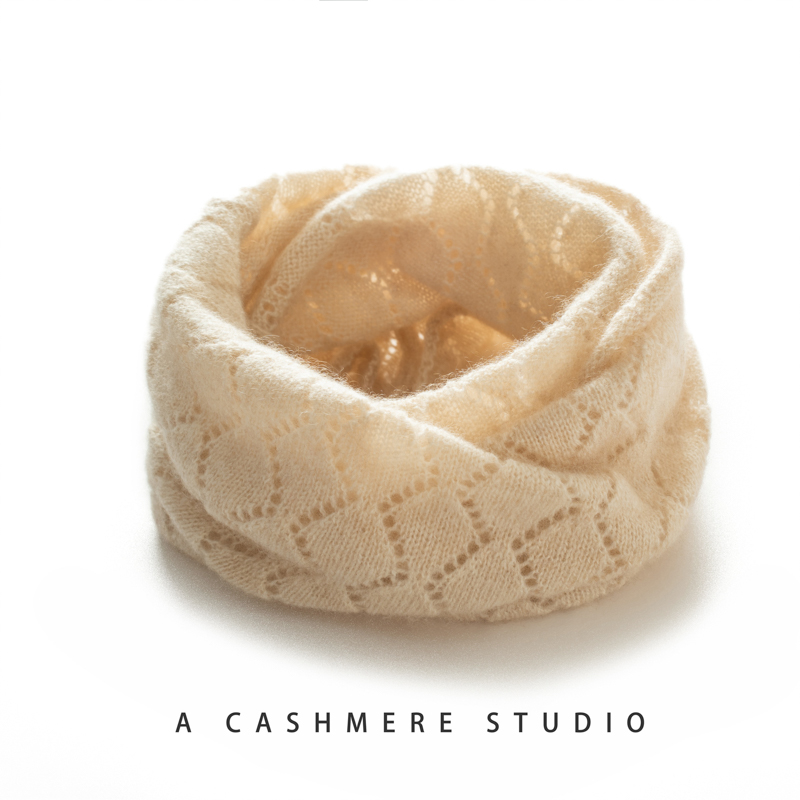 100%カシミヤニットアクセサリー 冬新作 レディース 無地 - Women'S Winter Accessories Set のレビューと価格