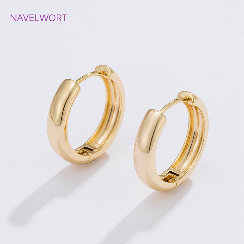 6 サイズのゴールドメッキサークルフープイヤリング女性ギフト - Women Accessories Gift Set のレビューと価格