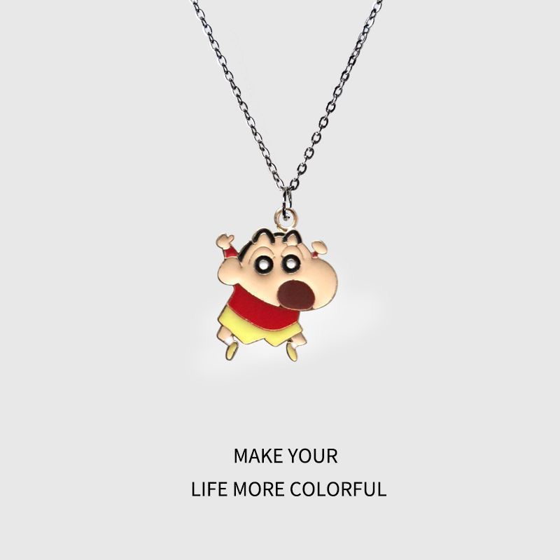クレヨンしんちゃん漫画ネックレス、かわいい和風、親友、カップ - Women Accessories Gift Set のレビューと価格