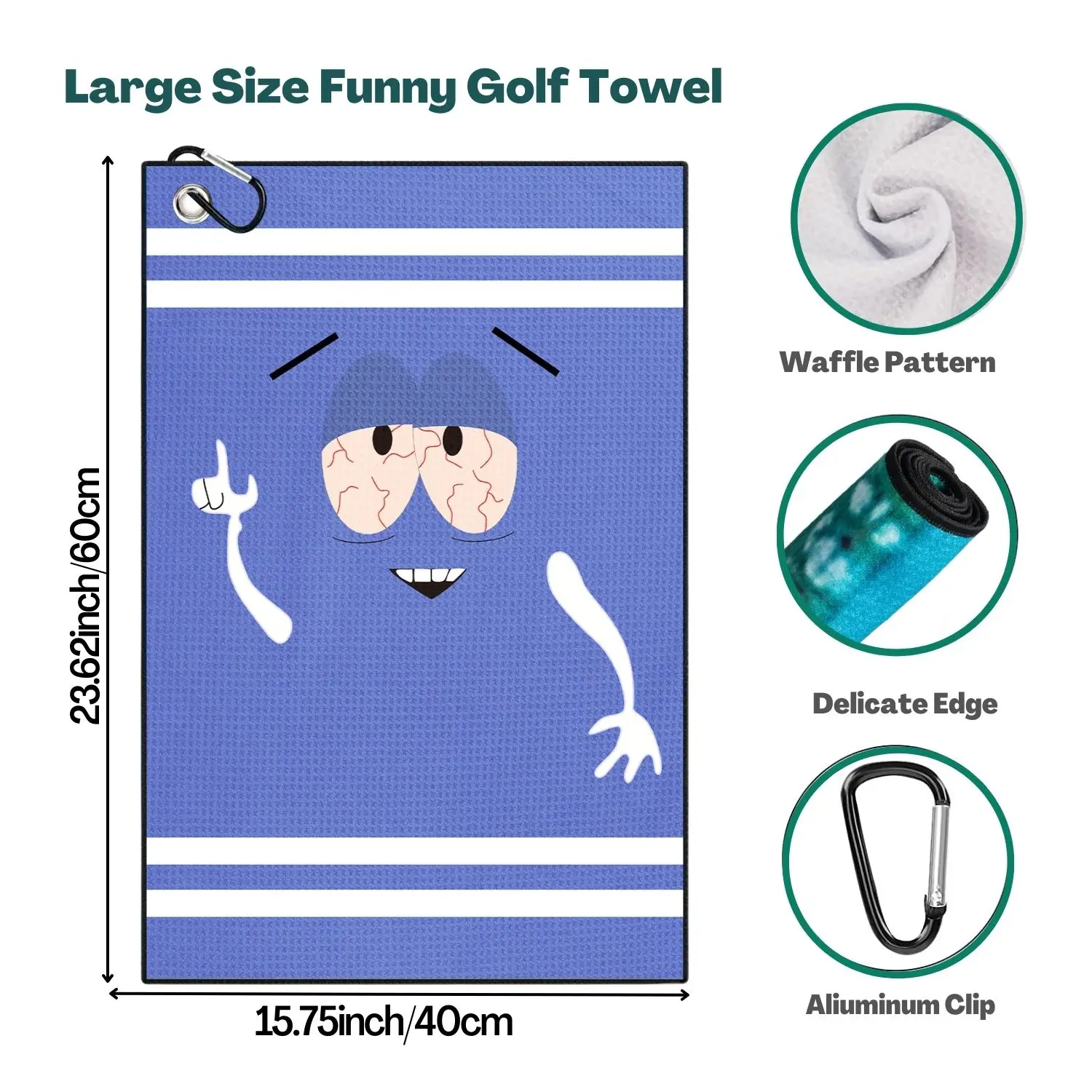 面白いマイクロファイバープレミアムゴルフタオル、男性&女性用 - Women'S Golf Accessories のレビューと価格