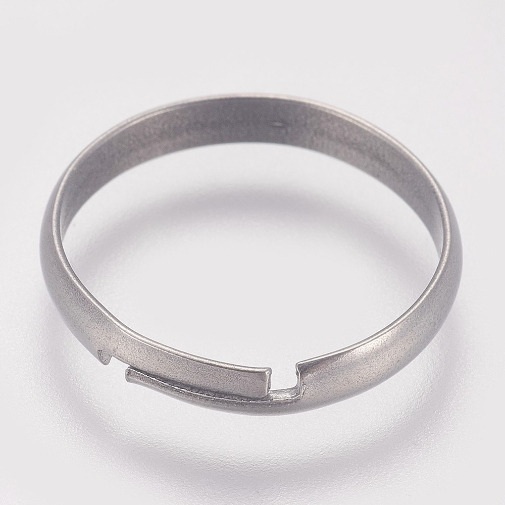 50個 変色しにくい316サージカルステンレススチール製指輪 - Ring Set Adjustable のレビューと価格