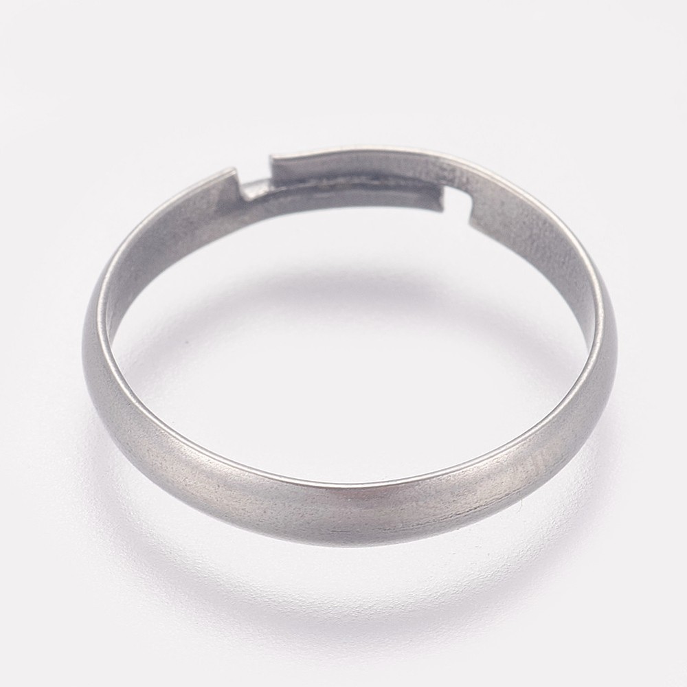 50個 変色しにくい316サージカルステンレススチール製指輪 - Ring Set Adjustable のレビューと価格