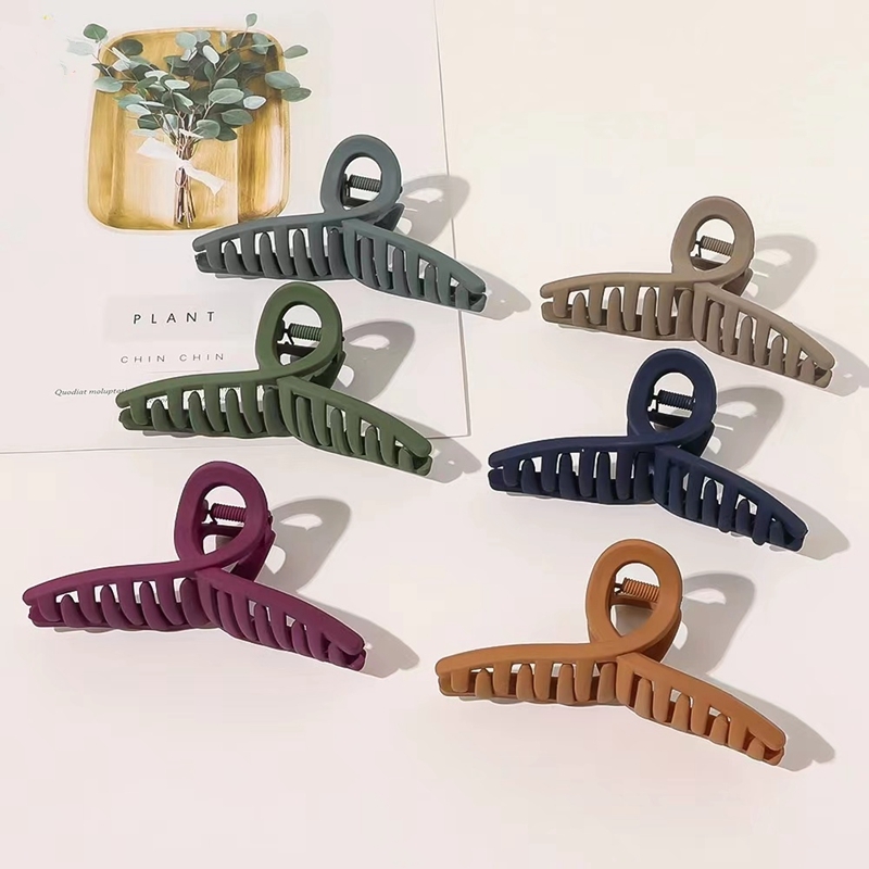 女性と女の子のための大きなアクリルヘア爪,ヘアクリップ,8. - Hair Claw Clip Set のレビューと価格