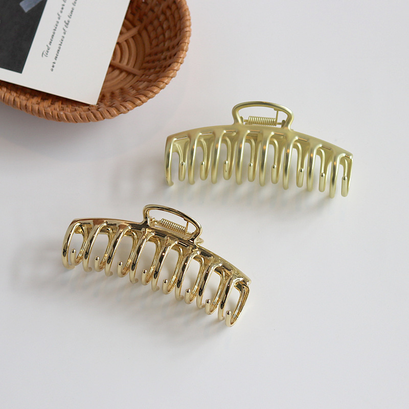 1pc フレンチレトロヨーロッパとアメリカのメタルラージグラ - Hair Claw Clip Set のレビューと価格