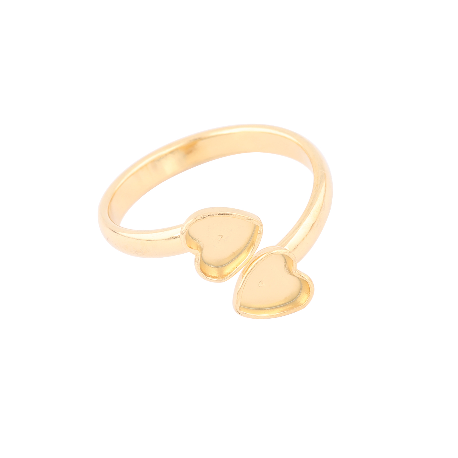 10 個ステンレス鋼ゴールドメッキフィット 6 ミリメートル - Ring Set Adjustable のレビューと価格