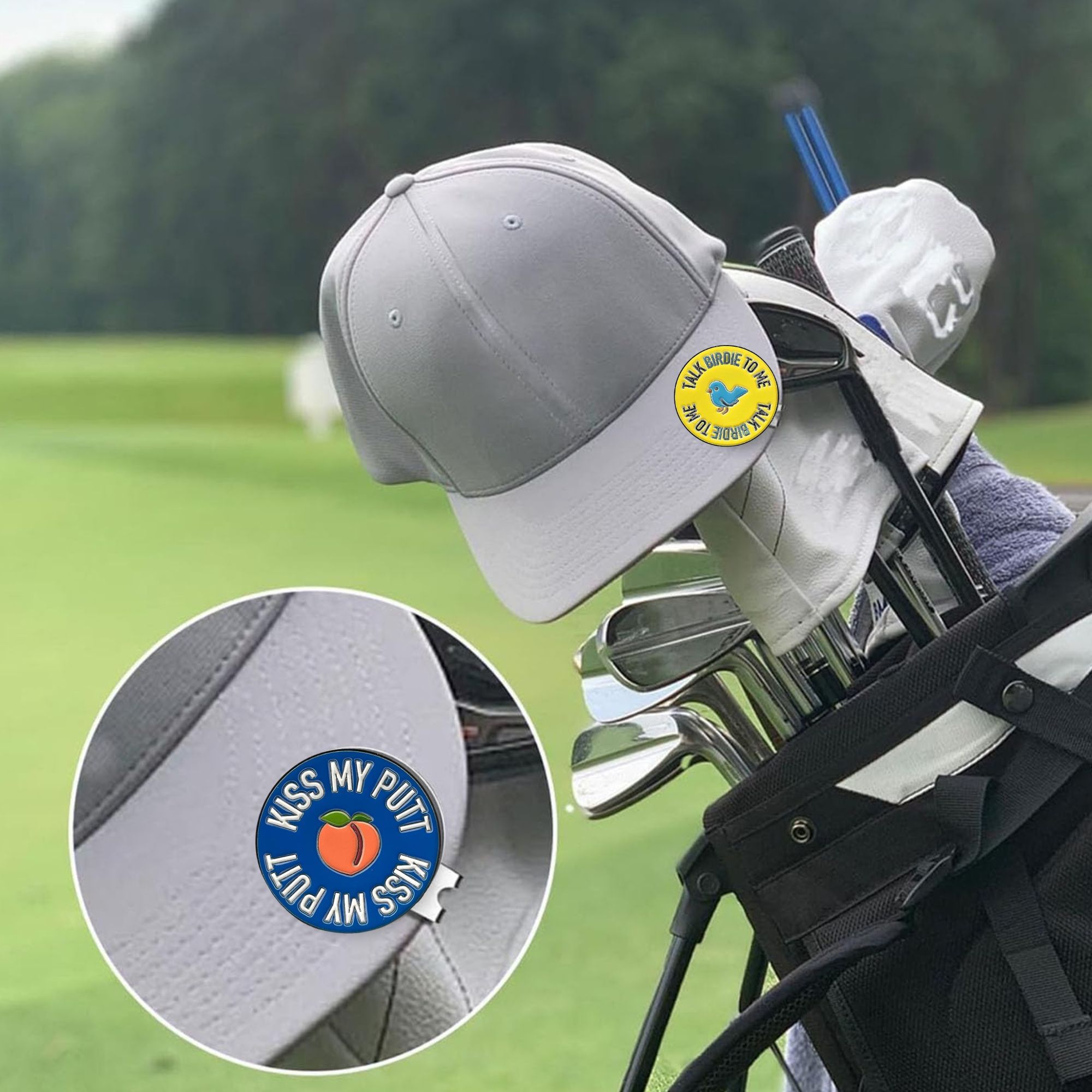 2個入りゴルフマーカー「Talk Birdie to Me」 - Women'S Golf Accessories のレビューと価格