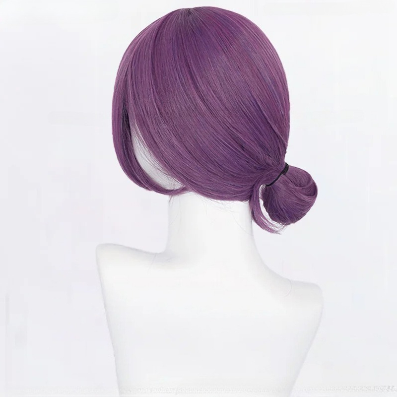 アニメレゼコスプレウィッグ 45 センチメートル紫ウィッグチ - Women Accessories Aesthetic のレビューと価格