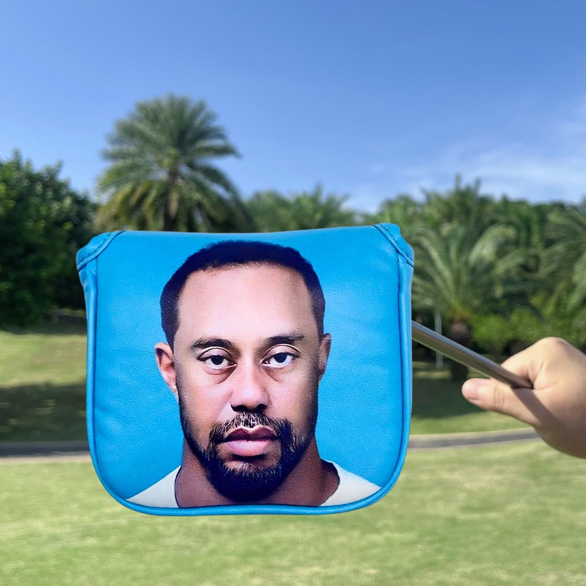 面白いゴルフマレットパターヘッドカバー ゴルフギフト、男性と - Women'S Golf Accessories のレビューと価格